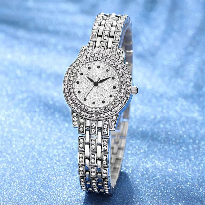 Новинка 2023, роскошный бренд, бриллианты, женские часы, кварцевый браслет, платье, браслет, часы, женские наручные часы, женские часы