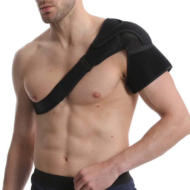 Adjustable Sports Shoulder Brace With Left/Right Universal Strap- Sports Support And Single Shoulder Compression 4