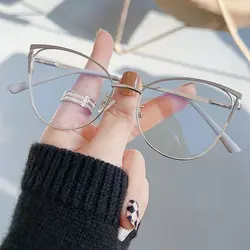 Fashionable Blue Light Blocking Glasses for Women - Eye Protection Eyewear (Grey)