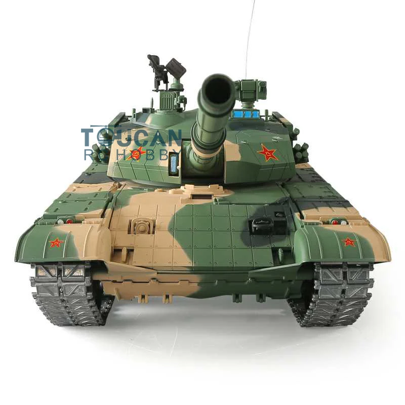 Henglong 1/16 7.0 Chinese 99A RTR RC Tank Upgraded Ver 3899A W/ 360°Turret Metal Tracks With linkages Bearings Idler Wheels 3
