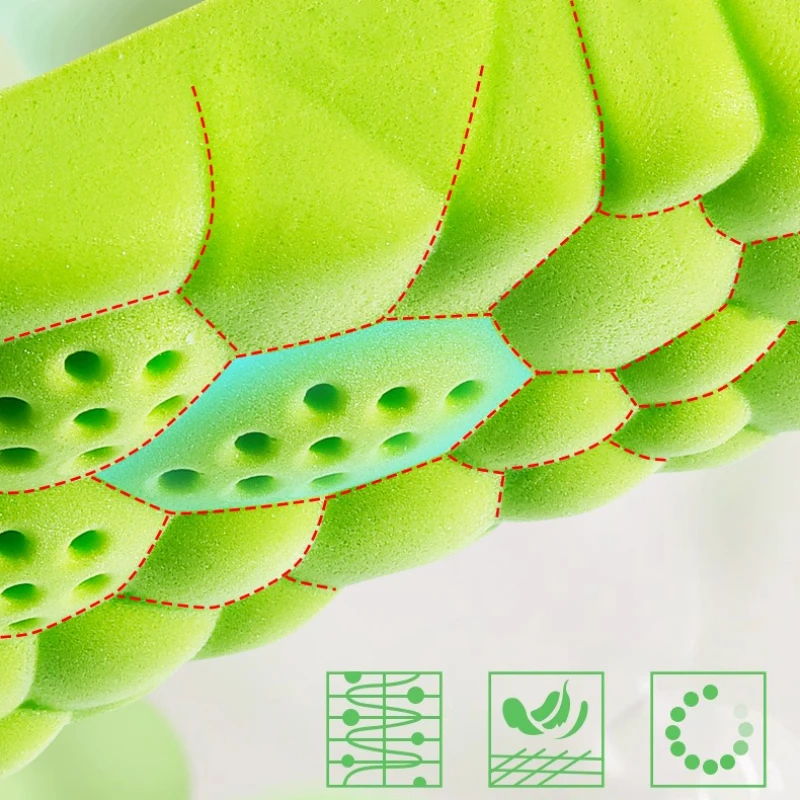 1Pair Height Increase Insoles Breathable Anti-Odor Insole Shock Absorbing...
