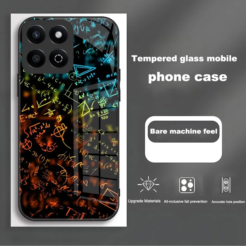 Enhanced Tempered Glass Hard PC Back Case with TPU Bumper
