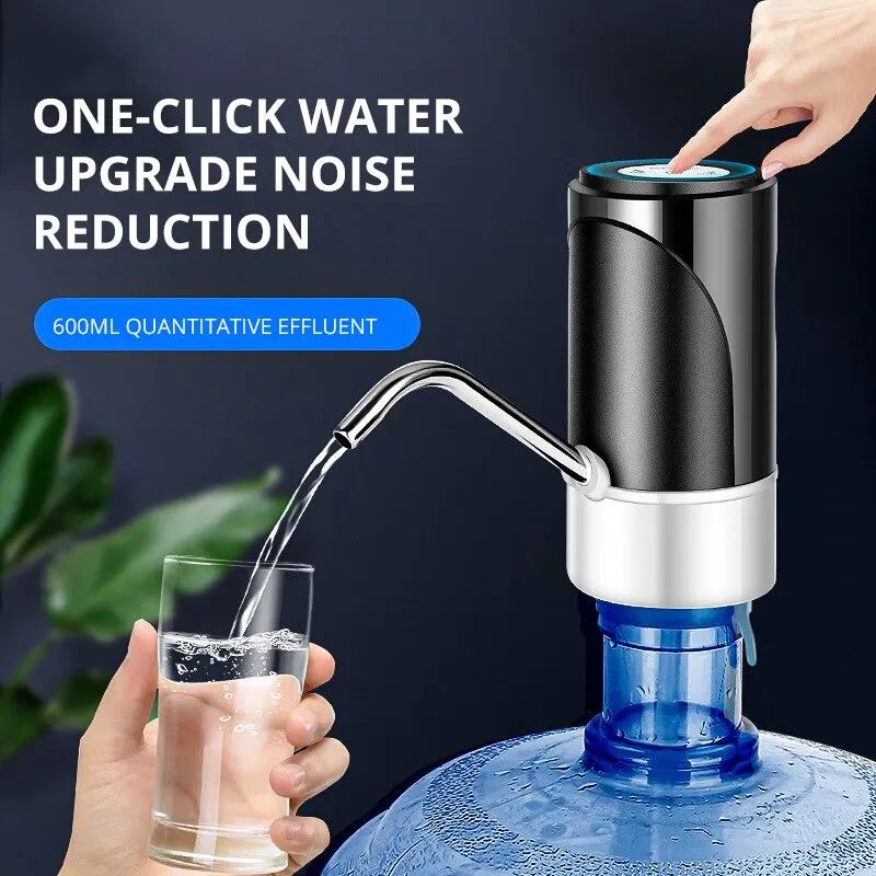 1pc Electric Water Dispenser Pump Automatic Bottle USB Charging Auto Switch