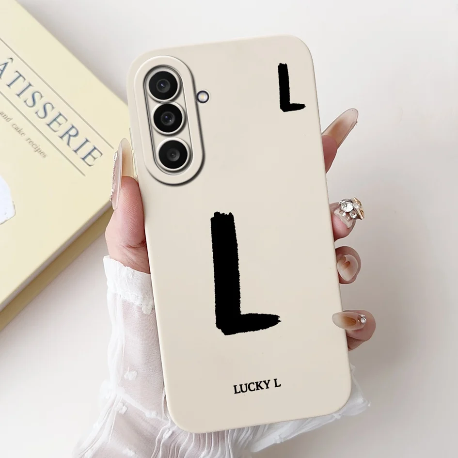 Luxury Alphabet Silicone Shockproof Case