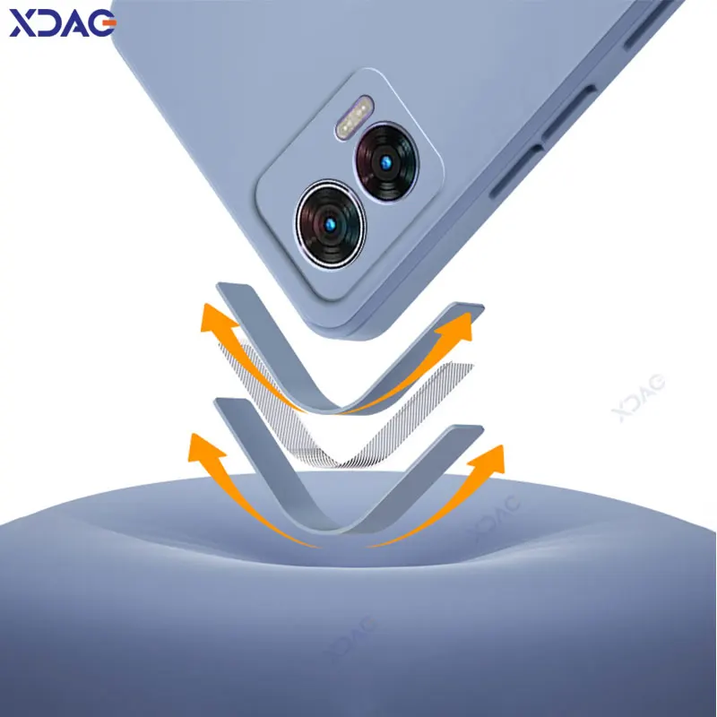Luxury Soft Square Liquid Silicone Cellphone Cases Covers
