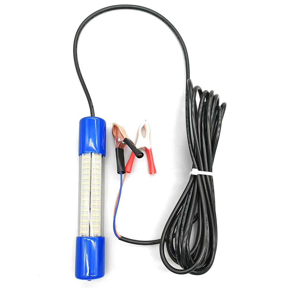 수중 낚시 조명 50W 물고기 유인 미끼 탐지 램프 12-24V 오징어 유인 램프 오징어, 새우, 크릴용 방수 램프