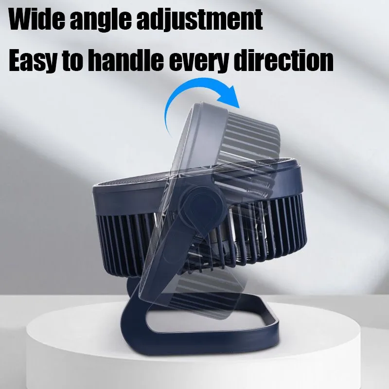 Adjustable USB Desktop Electric Fans Portable Silent Office Desktop Energy-saving Fans for Home Office Dormitory Use