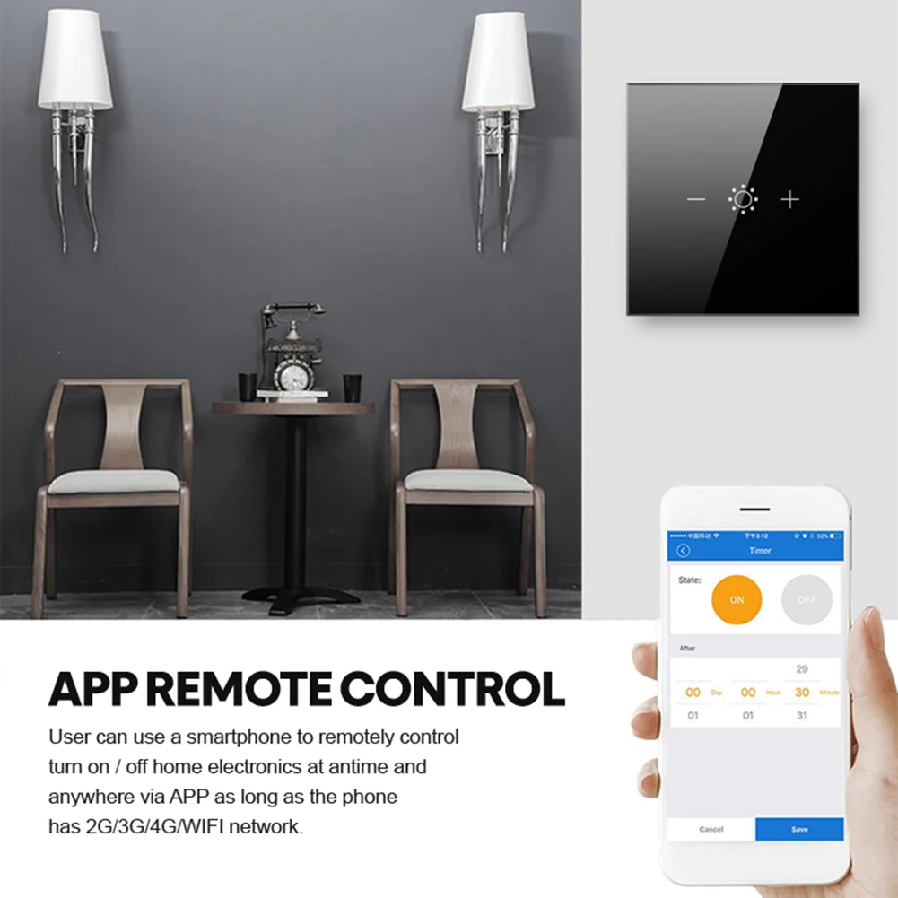 Tuya Wifi Smart Dimmer Switch 3