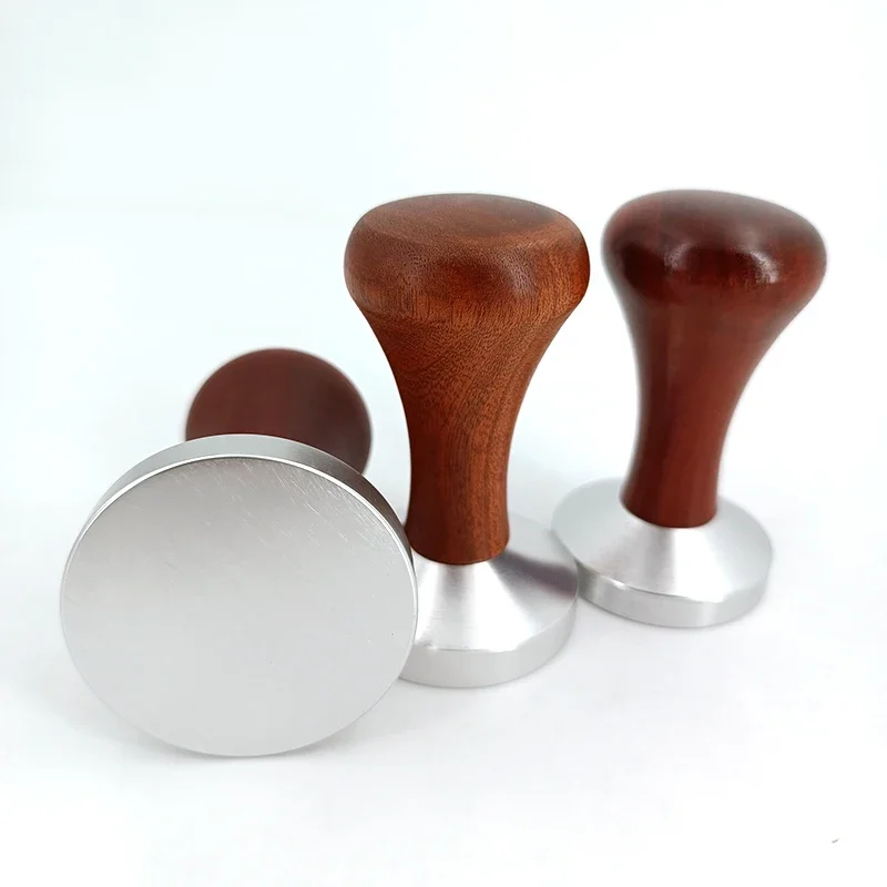 Wood Handle Espresso Coffee Tamper and Distributor Tool