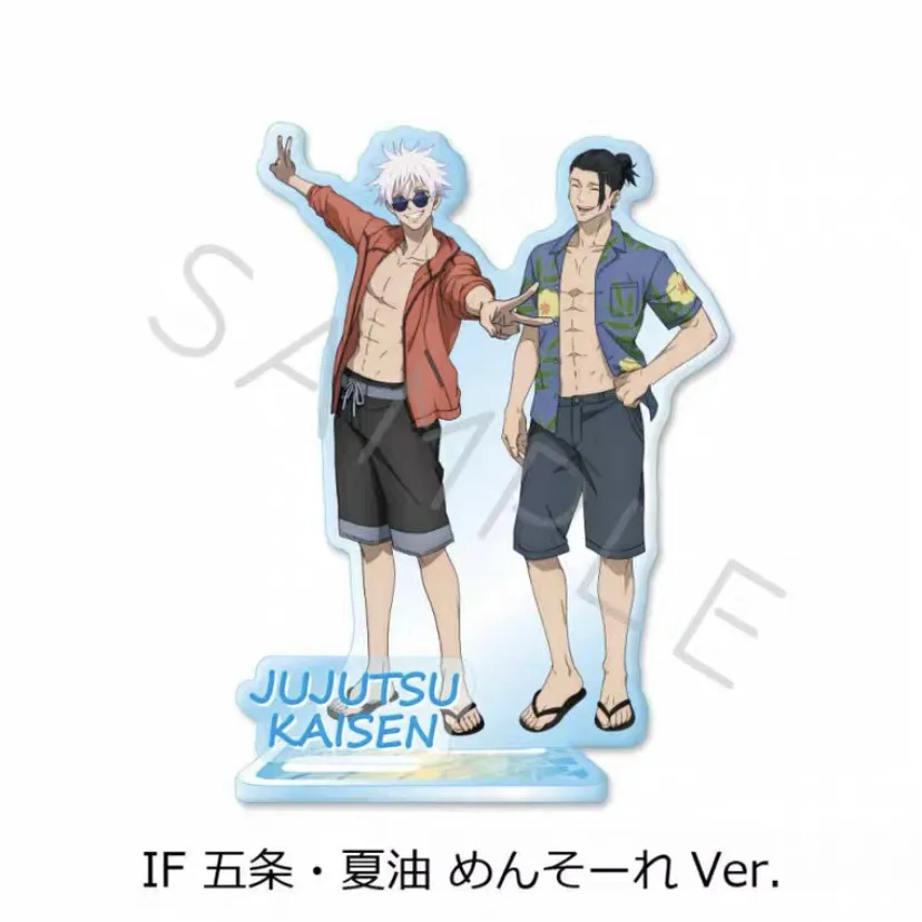 Jujutsu Kaisen Acrylic Standee: Satoru Gojo, Suguru Geto & Megumi Fushiguro Character Toy