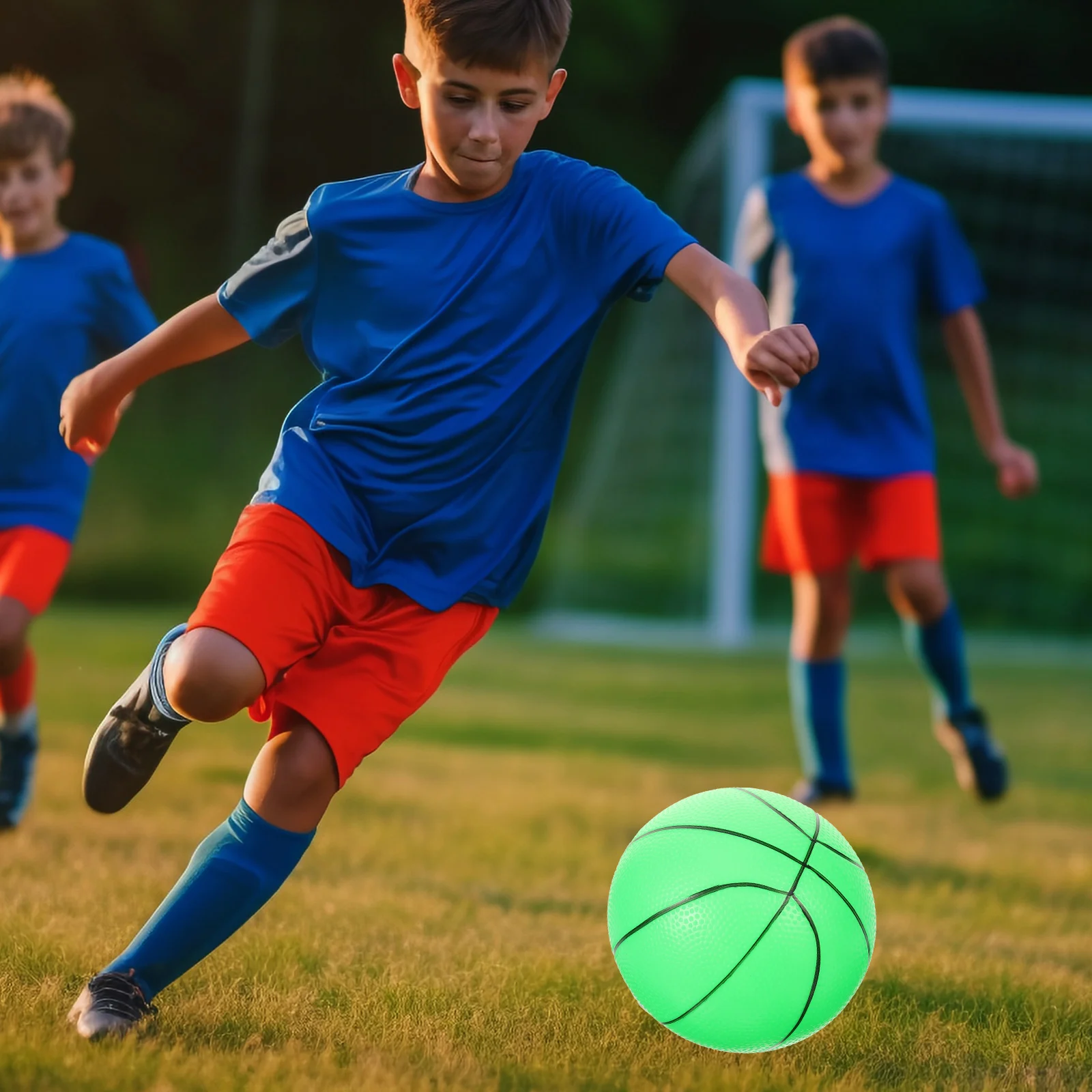 

Funny Jumping Ball Outdoor Small Basketball Toy Luminous Educational Patting Mini