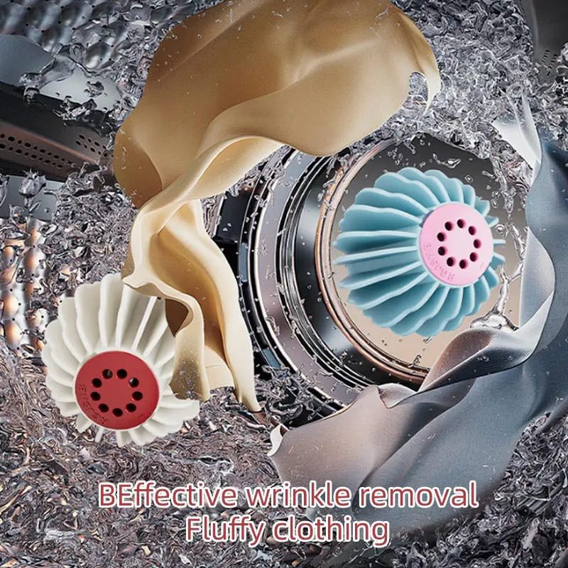 Silicone Anti Fading Laundry Balls Reusable Clothes Anti Color Mixing Washing Machine Cleaning Ball Decontamination Anti Winding