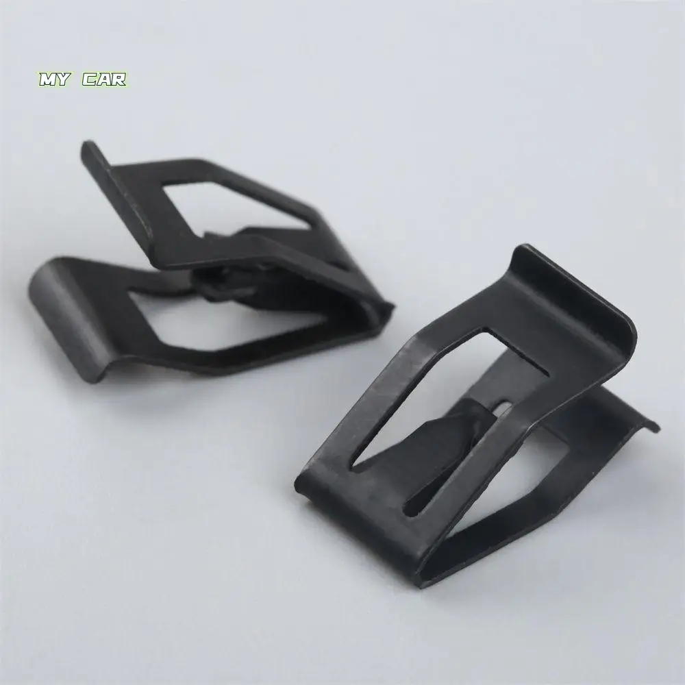 Trim Plate Black Rivet Car Fasteners Metal Clip Dashboard Rivet Front Console Retainer Dashboard Fastener Auto Fastener Clip 1