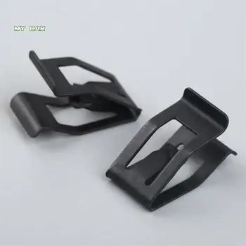 Trim Plate Black Rivet Car Fasteners Metal Clip Dashboard Rivet Front Console Retainer Dashboard Fastener Auto Fastener Clip 1