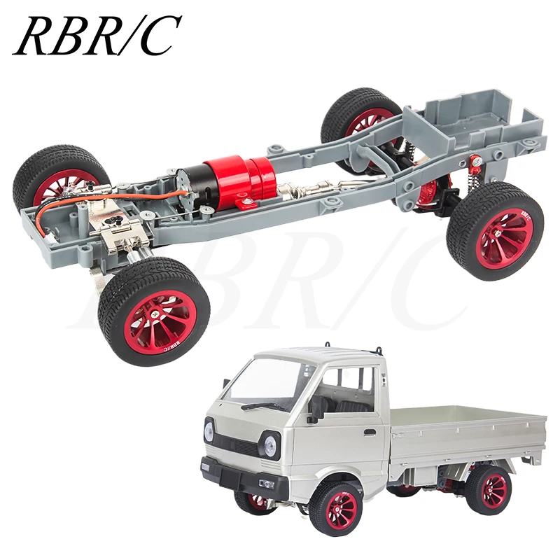 

RBR/C WPL D12 Remote Control Truck DIY Modified Model RC Car Parts 1:10 Flat Running Drift Chassis Metal Accessories Set R893