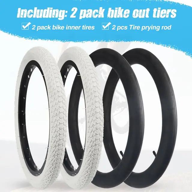 ZUKKA Lot De 2 Pneus De Vélo Pliables De 20 Pouces 20 X 2,125 Pour