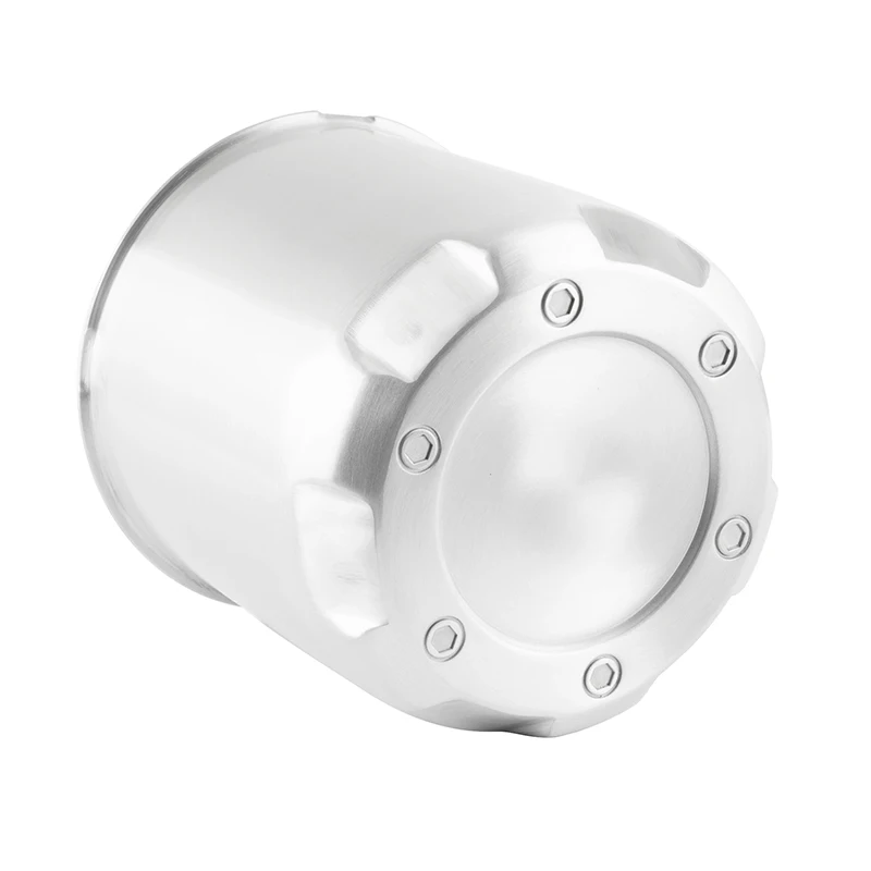 CFPerformance 1 Stück/4 Stück 130mm/5,15 Zoll Aluminium Durchsteck-Zentralkappen für Universelle LKW-/Anhänger-Fahrzeug-Außenzubehörteile – Detail 7