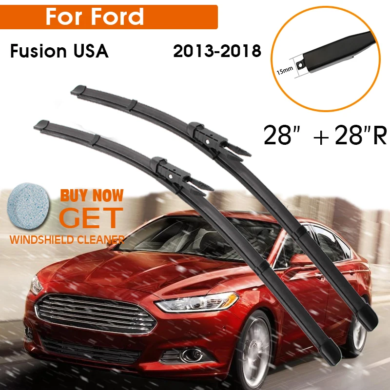 CarWiperBladeForFordFusionUSA20132018WindshieldRubberSilicon