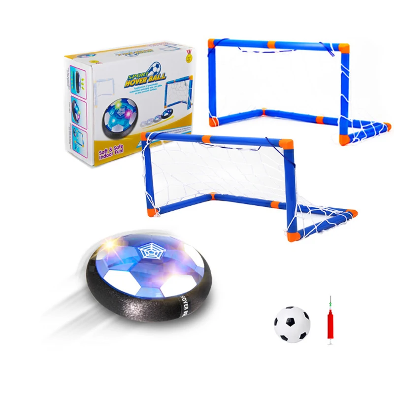 Air Power Schweben Fußball Ball Set USB Aufladbare LED Blinkt