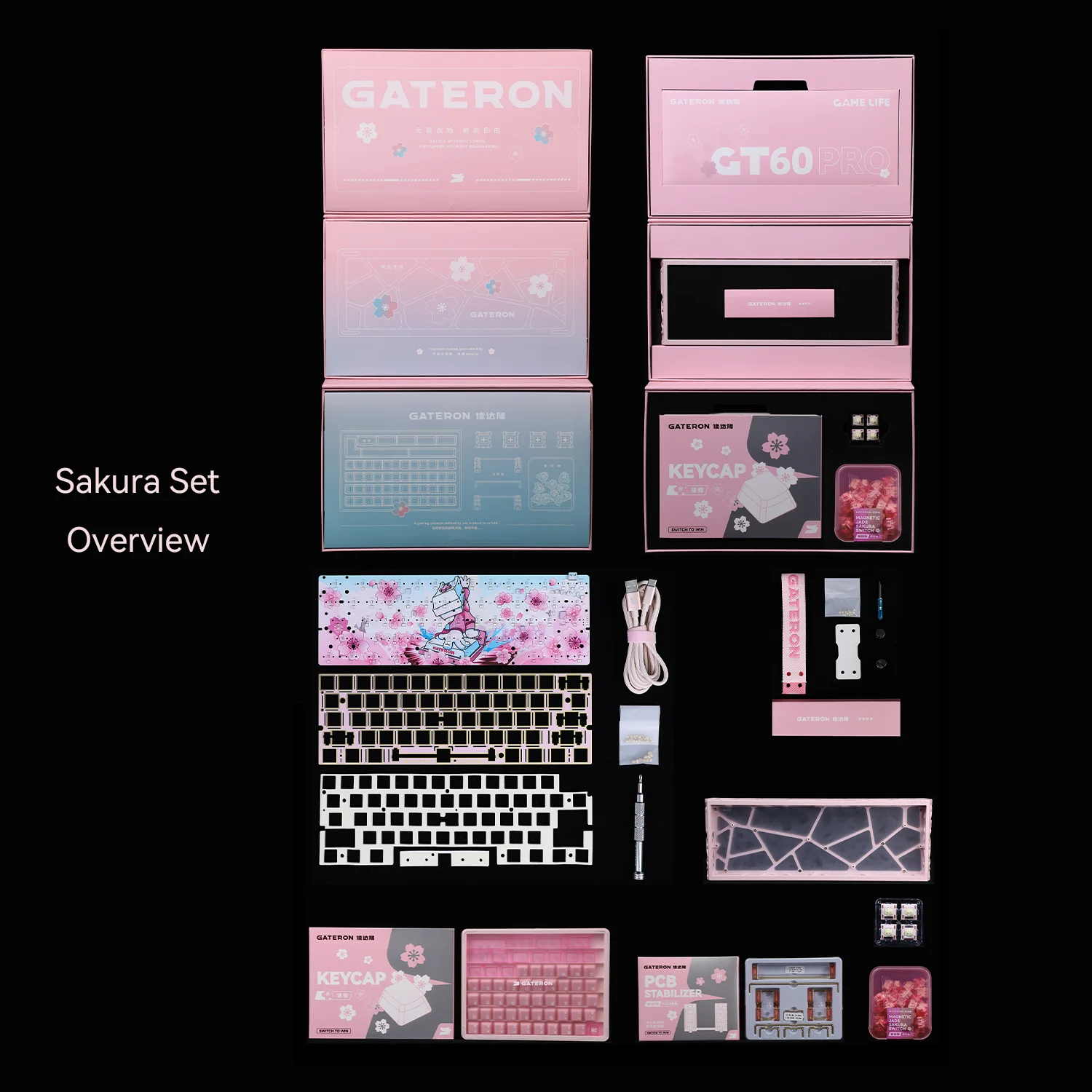GATERON サクラコラボ限定セット、カスタムエディション GT60 PRO S0ead5b3a619b4d9b9705e22b198af