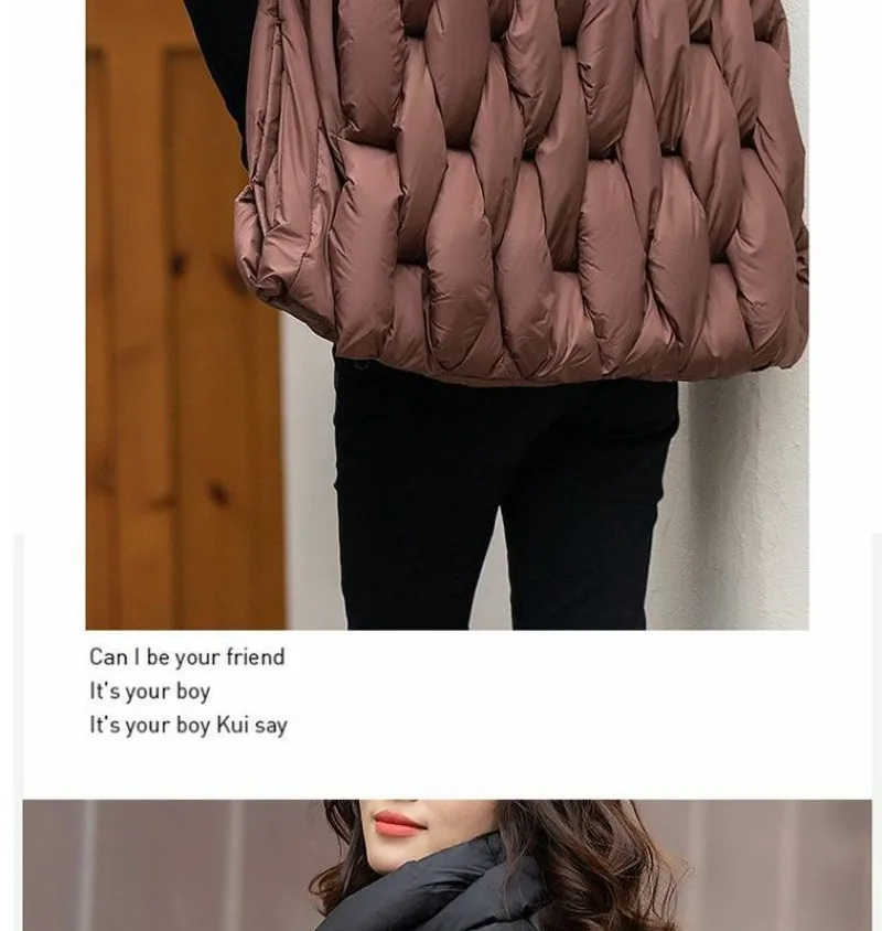Women's Winter Down Cotton Vest Jacket 2025 Sleeveless Stand-up Collar Ladies Waistcoat Coat Fashion Casual Lady Outwear