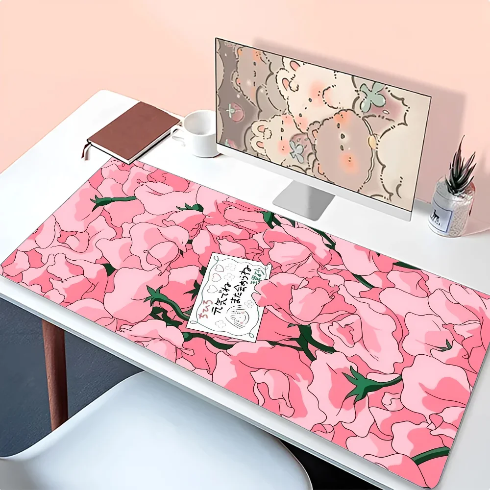 1pc-Spirited Away Floor Mat Mouse Mat Desk Mat With Pad Gaming Accessories Prime Gaming XXL Keyboard Pad Padding Mat 3