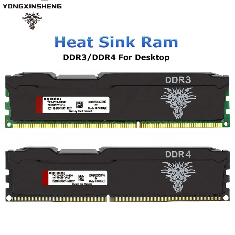 DDR3 memorias ram ddr4 RAM 4GB 8GB 1333 1600 2133 2400 MHz memori