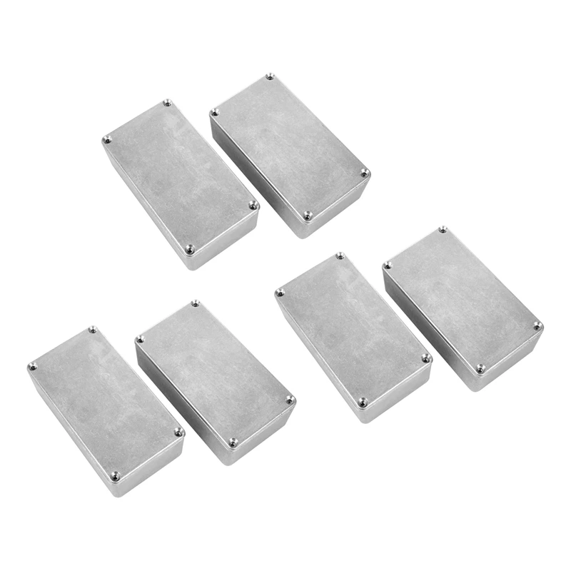 

6Pcs 125B/1590N1 Aluminum Case Guitar Stompbox&Pedal Enclosure For Guitar Effect Pedal Project