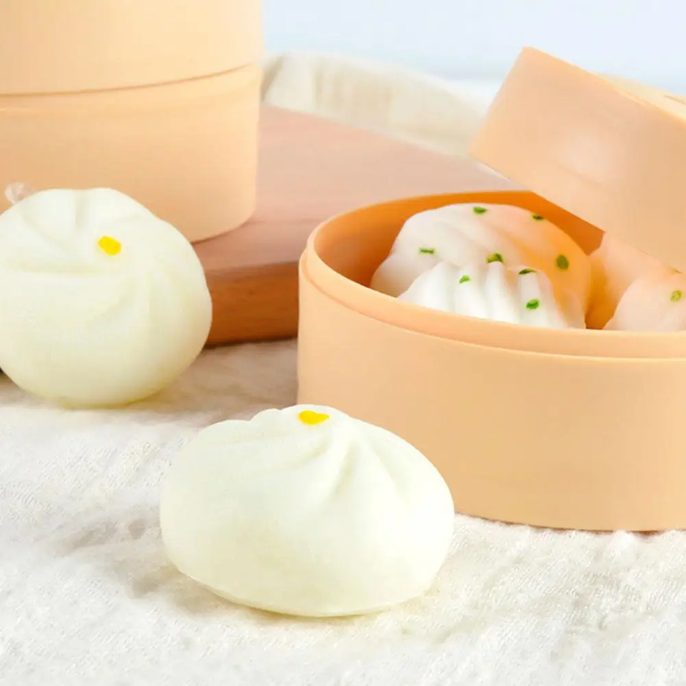 

Simulation Steamer Big Steamed Bun Super Soft Squeeze Pinch Decompression Relax Anti Stress Fidget Vent Toys For Adults S2w8