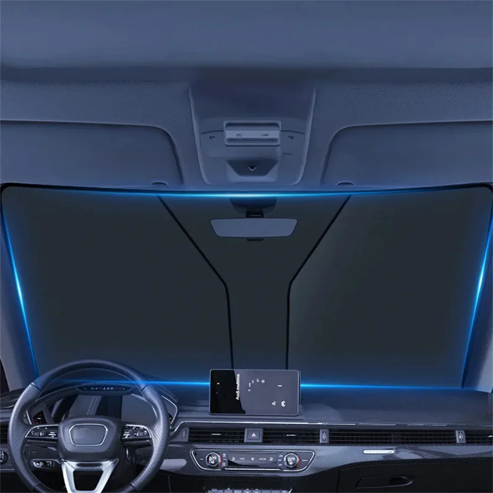 Windshield Sun Shade Car Blocks UV Ray Reflector Auto Window Visor Shield Cover Protector Foldable Parasol