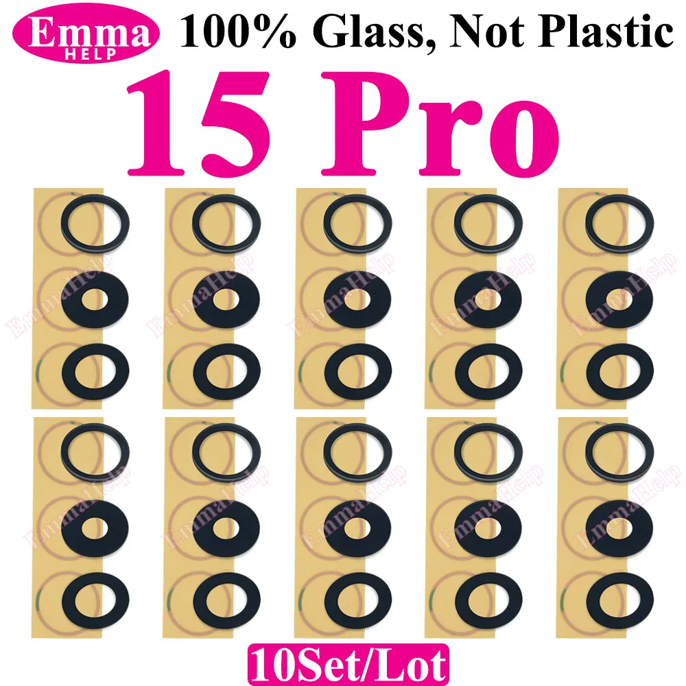 10 Pack iPhone Camera Glass Lens Repair Set
