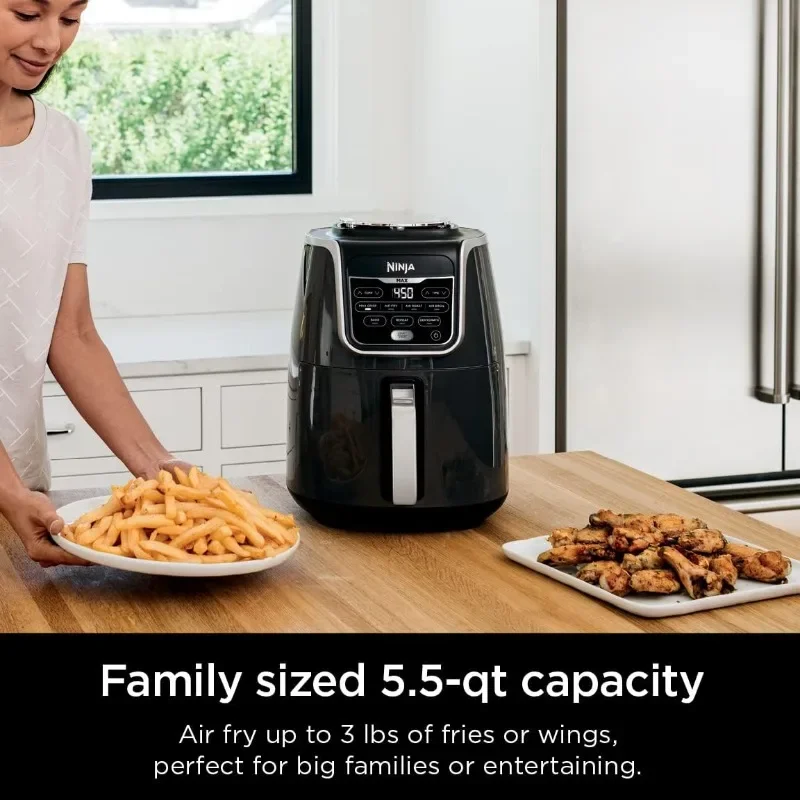 Ninja AF161 Max XL Air Fryer that Cooks, Crisps, Roasts, Bakes, Reheats and Dehydrates, with 5.5 Quart Capacity 2