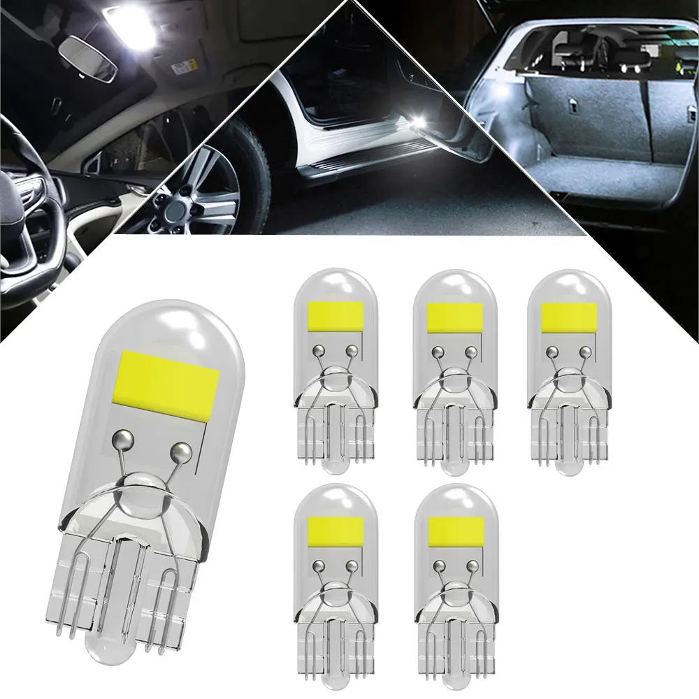 T10 Led  Canbus W5W ̾ COB ̺  Led  , 6000K 168 194 Led 5w5 ڵ ׸   , 6 