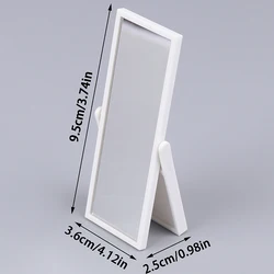 Miniature Dollhouse Full-Length Mirror - Decorative Furniture Accessory (1pc)