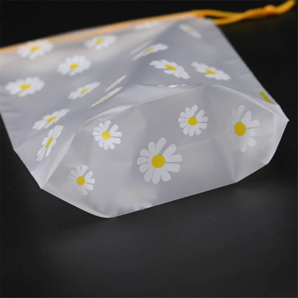 Storage Bag 1PC Drawstring Waterproof Packaging Matte Transparent Household Travel Clothing Wardrobe Foldable