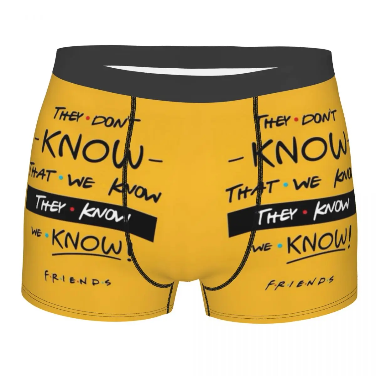 

JOEY DOESN'T SHARE FOOD TV Show Men's Boxer Briefs,Highly Breathable Underwear,Top Quality 3D Print Shorts Birthday Gifts