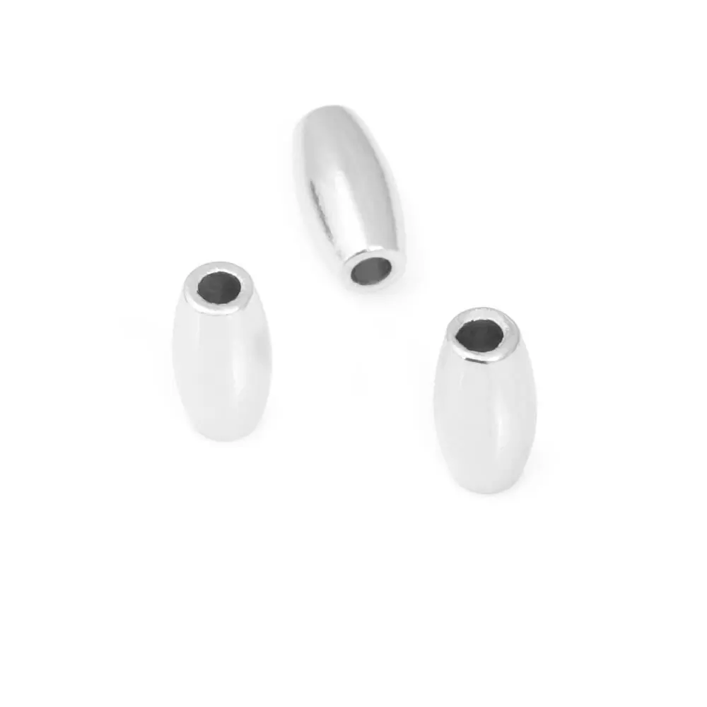 Cuentas de Brass Doradas de 18K Diseño Ovalado Cilíndrico Suministros para Hacer Joyería DIY - details 36