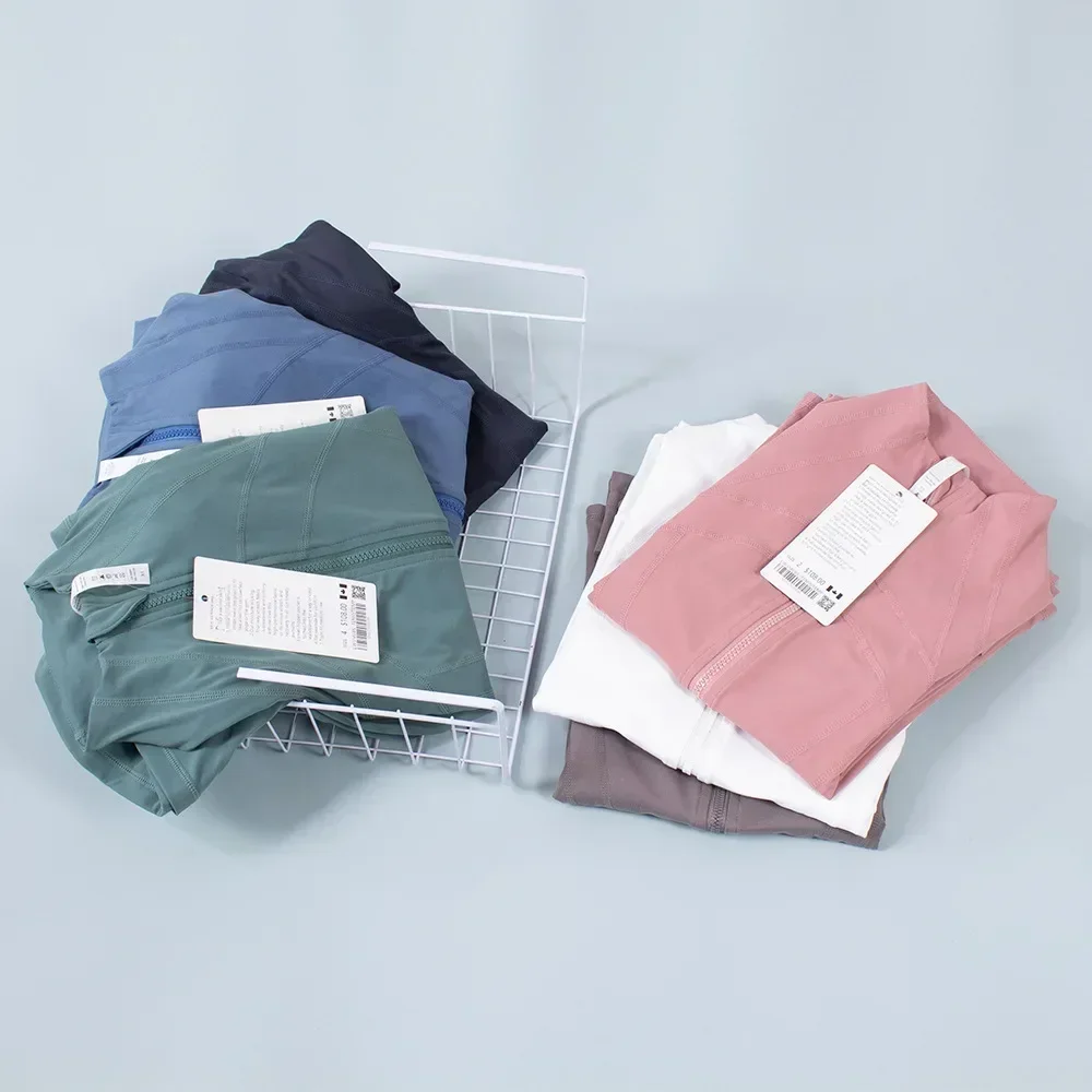 With  Women Long Sleeve With Pockets Define Sports Jacket Yoga Jogging Quick Dry Breathable Fitness Running Workout Coat