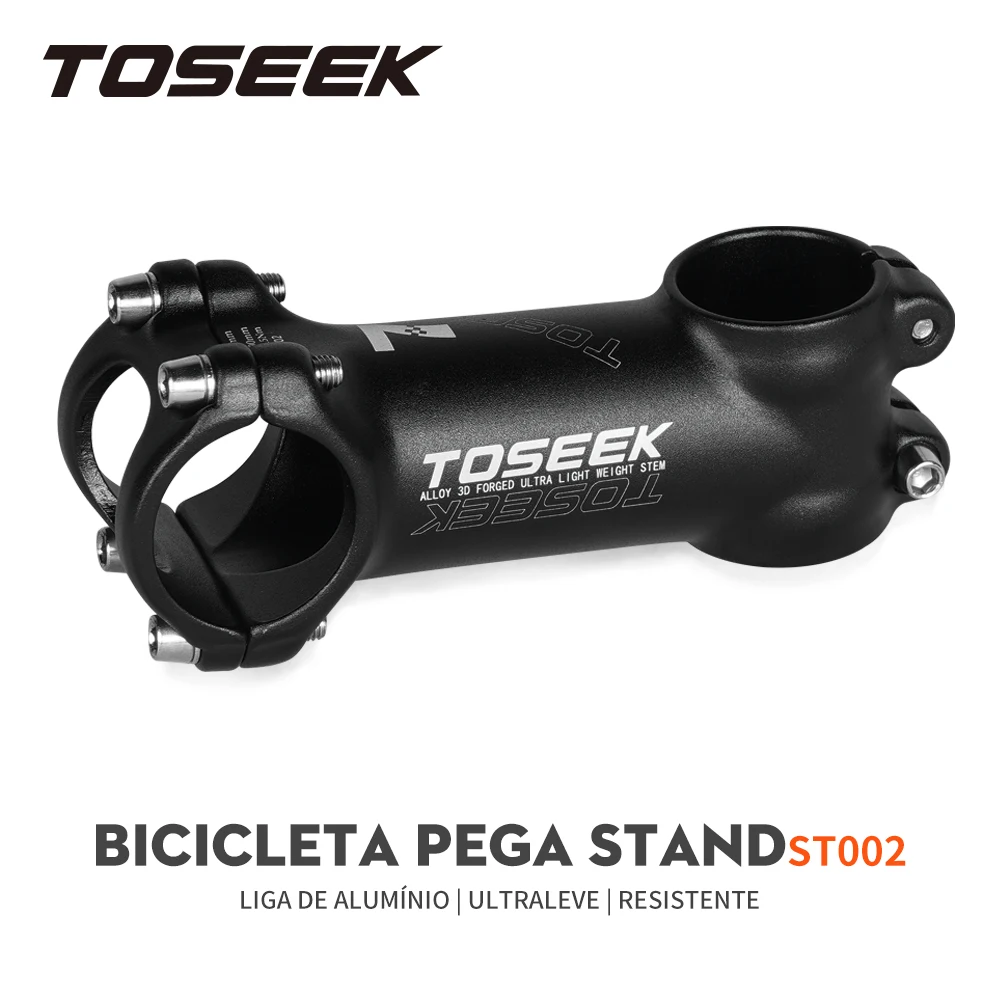 Toseek ZF-ONE haste de carbono 25 / 35 graus mountain bike stem 31.8mm  guiador hastes