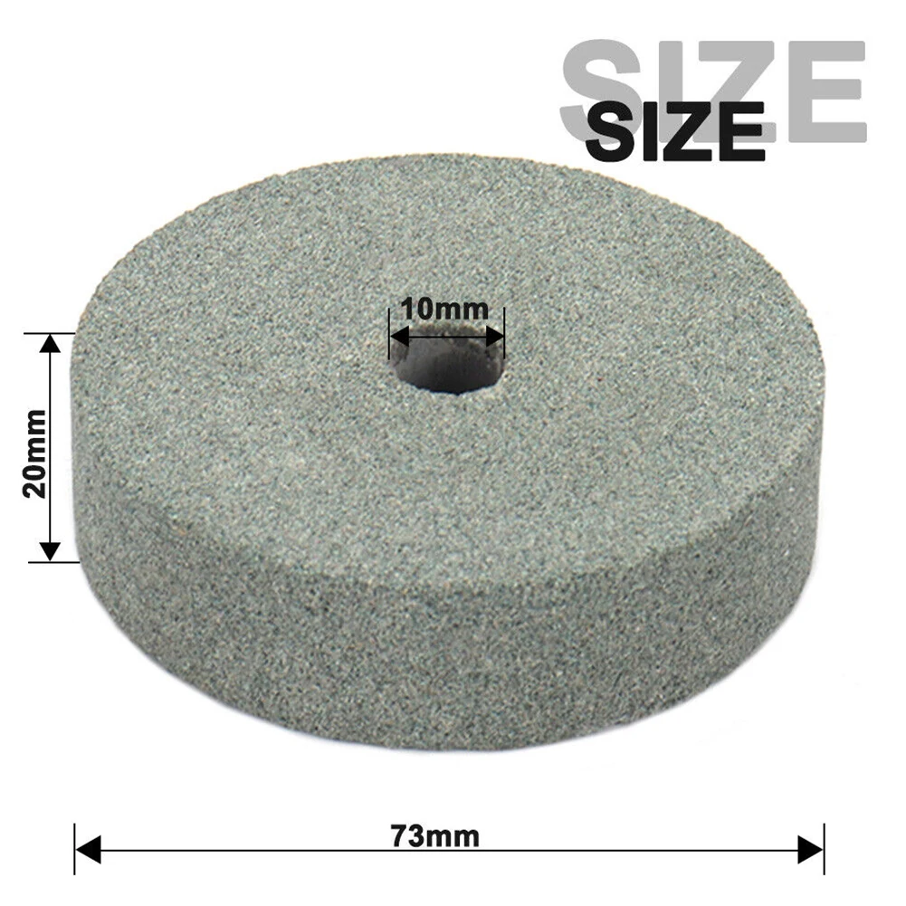 Abrasive Wheel Metal Working Polishing Wheel Industrial 1 Pcs 10mm Hole 20mm Width 75mm/3 Inches Yellow/White/Gray For Bench Grinder