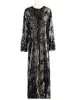 2024 New Black White Sequin Kimono Cardigan Abaya Dubai Luxury Muslim Kaftan Abayas For Women Turkish Islamic Clothing Outfit