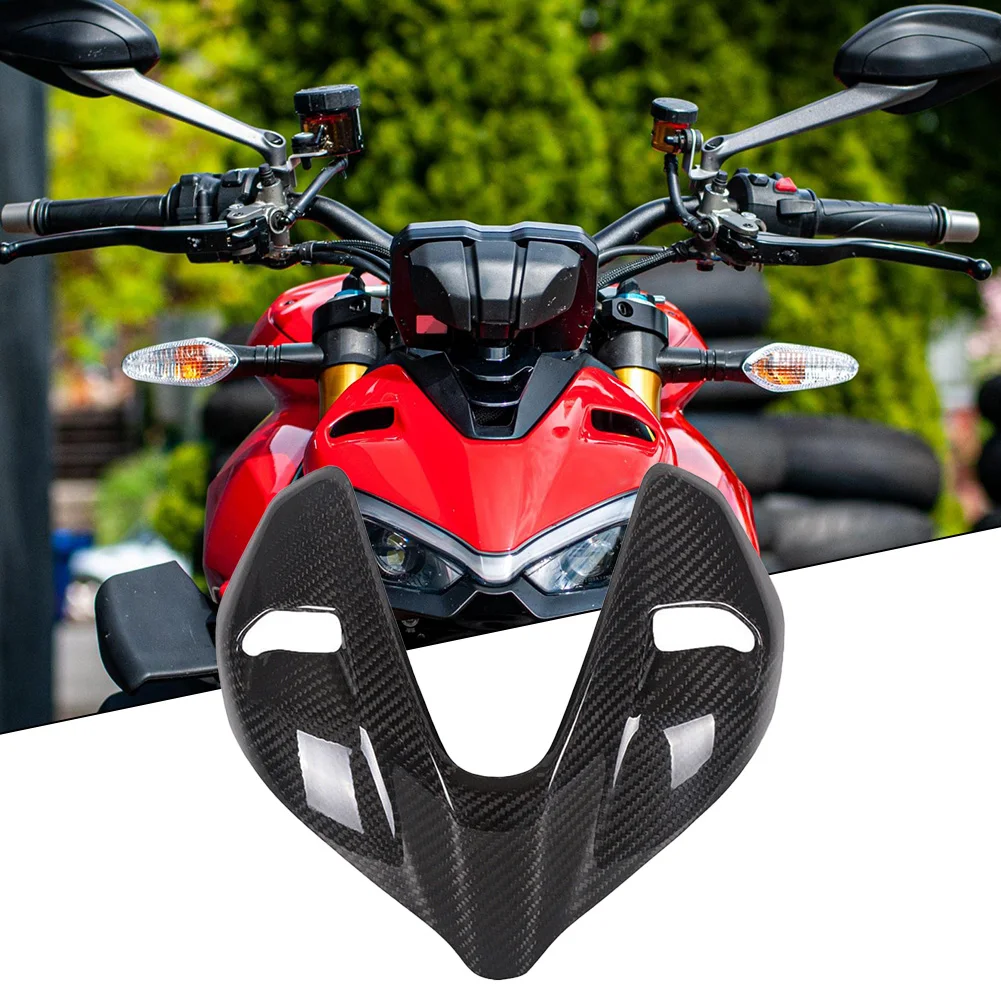 

Air Intake Fairing Fairing Cover Motorcycle Accessoried ABS Car Front Carbon Fiber Replace Install 1pc For DUCATI