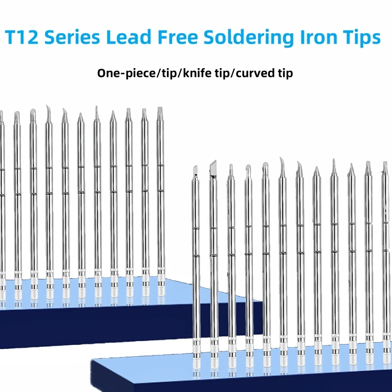 

T12 Electric Soldering Iron Tips T12-K BC2 BC3 JL02 D24 KU ILS BL I For FX951 FX-952 T12-942 T12 Series Replacement Tip