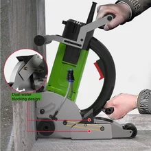 

195 single-piece slotting machine slot cutting dust-free wall junction box artifact hydropower installation junction box