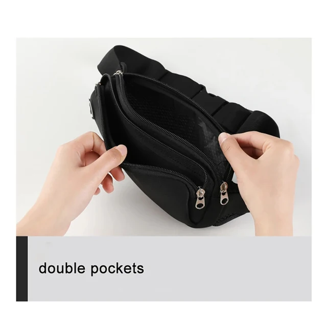 Running Belt Waist Bag Sports Fanny Pack Women Men Phone Pouch Gym Banana Bags Run Accessories 2