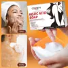 Kojic Acid Papaya Body Soap Deep Cleansing Smoothing Elbow Neck Knee Back Remove Chicken Skin Spot Armpit Soap 4