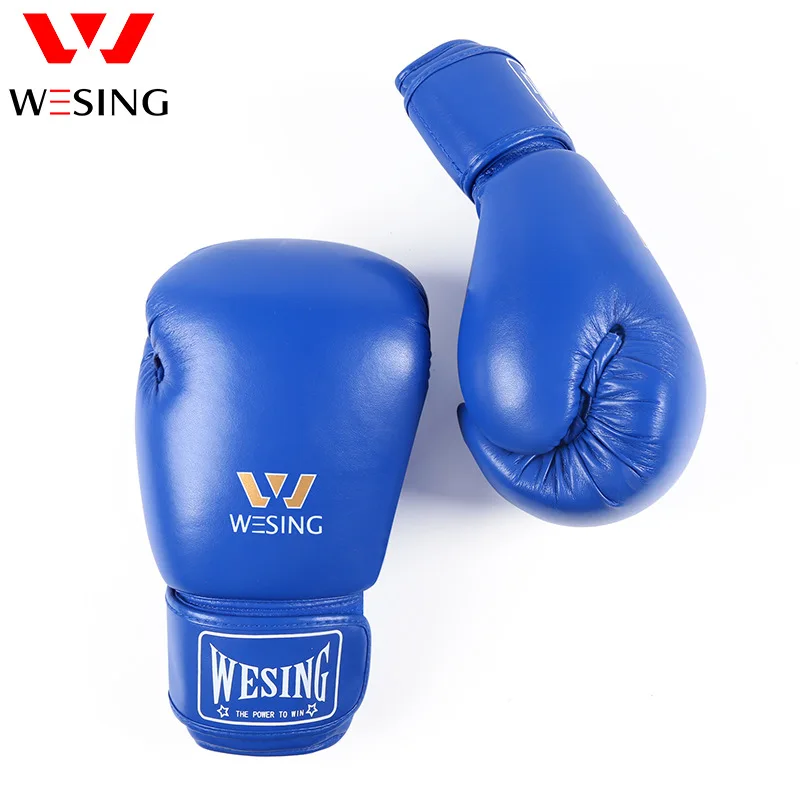 WEXING-Gants de boxe IBA pour adultes et jeunes, compétition internationale, super fibre, thaï, sanda, ensemble d'entraînement