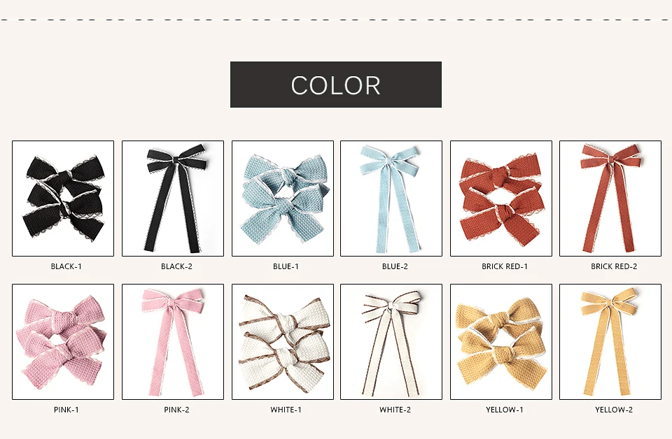 Mädchen Baby Feste Band Haar Clips Stirnbänder Kinder Mode Lässig Elastische Elegante Spitzen Niedliche Bögen Haarnadel Haar Zubehör – Detail 3