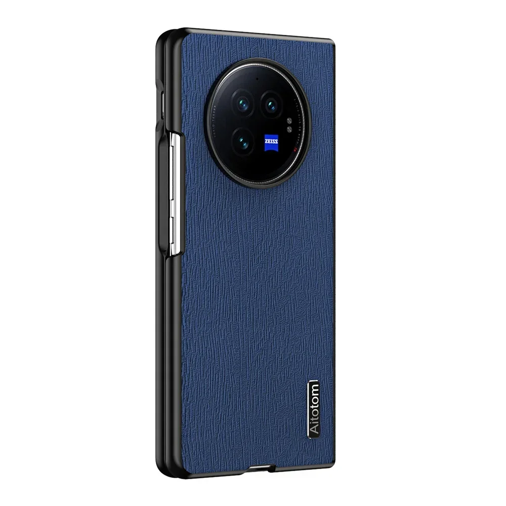Leather Wood Pattern Slim Shockproof Protective Case