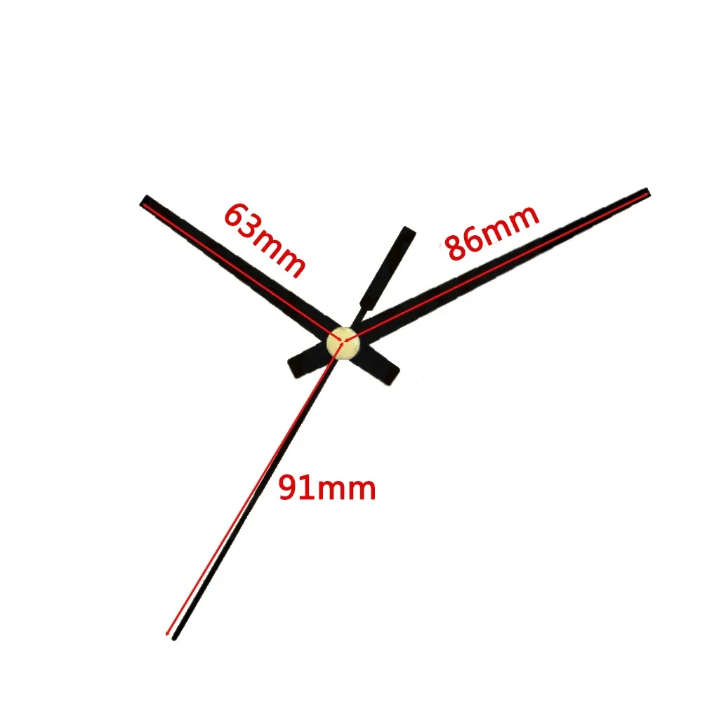 Clock Mechanism Quartz Clock Mechanism Clock Parts Sweep Type Silent Wall Clock Movement Mechanism 12888 Replacement Quartz Clock Motor Repair Accessories 6 Sizes Shafts